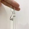 Hanger kettingen Oorspronkelijke zomer koel zilveren kleur grote kleine liefde hart drop ketting voor vrouwen dunne ketting Koreaanse sieraden