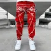 Herenbroek Paisley Cargo Pants Fashion Men's Reflective Joggers Oversized Streetwear Harajuku Hip Hop Jogger Pants Black Trousers Bottoms 230325