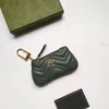 Fashion Short Wallets New Coin Purse Multifunctional Leather Portable Women's Lipstick Key Mini Key Bag Card Clip Upscale Simple Multi-color handbags