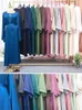 Etnische kleding gewoon Abaya jurk moslimvrouwen bescheiden jurk islamitische kleding dubai saudi turkish hijab robe casual outfits ramadan eid 230325