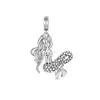 925 سحر Siver Beads لـ Pandora Charm Bracelets مصمم لـ Women Ocean Series Mermaid Dangle