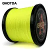 Accessoires de pêche Ligne de pêche multifilament GHOTDA 8 brins 4 brins 1000/500/300M Ligne de pêche à la carpe tressée Strong P230325