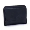 Plånböcker Kvinnors korta plånbok Mini Purse Real Leather Female Small Card Holder Byte