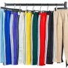 Mens Womens Pants Sports Pant Designers Sweatpant Loose Coats Jackets Hoodies Sweatpants Rainbow Drawstring Zipper Trousers Casual Sportswears