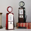 Other Home Decor Antique Classical Model Retro Vintage Wrought Metal Crafts for Decoration or Birthday Gift American Old Gas Pump 230327