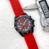 남성용 Breitl 손목 시계 2023 남성용 시계 모든 다이얼 작업 쿼츠 시계 고품질 최고급 브랜드 크로노 그래프 시계 내구성 패션 고무 스트랩 Montre
