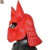 Masques de fête Red Hood Masque Renaissance Latex Casque Costume Props pour Halloween Cosplay Toy 230327