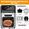 Baking Moulds AirFryer Reusable Pot Silicone Easy To Clean Oven For Round Liner Pizza Chicken Plate Grill Nonstick Pan Mat Air Fryer Accessory 230327