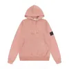 Hoodies Tasarımcı Erkek Uzun Kollu Jogger Trouser Casual Stone Hoodie Crewneck Kapüşonlu Kıyafet Gevşek O yaka Sweatshirt Şeker Hoody