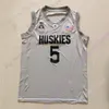 2024 Final Four 4 Patch UConn Huskies Basketball Jersey NCAA College Cam Spencer Alex Karaban Tristen Newton Donovan Clingan Clingan Castle Samson Johnson Sanogo Walker