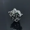 Mode grande bague Panthere designer bagues pour hommes femmes avec des lunettes de diamant émeraude plaqué or 18 carats bijoux de mariage cadeau de fête taille 6 7 8 9