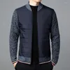 Hommes chandails automne hiver hommes tricoté pull Cardigan mode Patchwork pull hommes décontracté épais mince tricot vestes homme