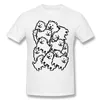 Men's T Shirts Annoying Dog Collage Shirt White Undertale Printed Tshirt Summer Large TShirts