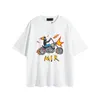 남성 T-셔츠 편지 인쇄 Babysbreath 짧은 소매 남자 캐슈 꽃 패턴 인쇄 Tshirt o-넥 여름 남자 티 셔츠