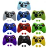 وحدات التحكم في اللعبة حالة الجلد الواقي للسيليكون لـ Xbox 360 Gamepad Rubber Shell Controller 2 إبهام قبضة الإبهام