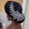 Başlıklar Zarif Taç Şapkalar Düğün Saç Tarak kadın Moda Aksesuarları Taklidi Kafa Bandı Gelin Taira Kadın Headdress