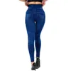 Kvinnors jeans kvinnor pärla hög elasticitet smala byxor 2023 designer personlighet avslappnad imitation cowboy leggings kvinnliga pantaloner