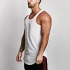 Men's Tank Tops Mens Bodybuilding Stringer Top Man Fitness Singlet Mesh Gyms Vest Clothes Sleeveless Shirt Slim Fit Muscle Undershirt