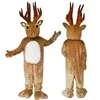 Hot Sales Big Horn Deer Mascot Costume Top Cartoon Anime theme character Carnival Unisex Adults Size Christmas Birthday Party Outdoor Outfit Suit