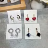 2022 neue Diamanten Intarsien Acryl Perle Ohrringe Einfache Temperament Weibliche S925 Silber Nadel Ohrringe Ohrringe Großhandel