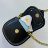 حقيبة يد الأطفال 2023 Peach Heart Mini Saddle Bag Foreign Style Girls Critling Criting Chain Crossbody Bass Parse