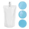 Hip Flasks 50 Pcs Flask Pouches Collapsible Travel Kettle Plastic Bags Sealable Containers Drinking Bottle Juices Drink