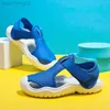 Sandalen 2022 Kinder Sandalen für Jungen Mädchen Sommer Strandschuhe Leichte geschlossene Zehen Outdoor Kinder Kleinkind Babyschuh Atmungsaktiv Outdoor W0327