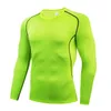 DIY T-Shirt Men Compression Running T Shirt Fitness Tight Long Sleeve Sport tshirt Training Jogging Shirts Gym Sportswear Quick Dry rashgard Y2303