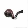 Pipe da fumo New Vintage Red Short Resin Pipe 140mm Classic Long Mouth Pipe in legno