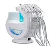 Smart Ice Blue Plus 7 in 1 Oxygen Hydro Dermabrasion Bubble Machine con funzione di rilevamento della pelle