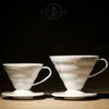 Conjuntos de chá de café Japão Hario Filtro Copo V60 Resina Drip Hand Punch Coffee VD 01 02 Tool 230327