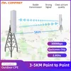 Pocket Wifi Netis Router 3-5KM Long Distance Outdoor Wireless Bridge 2.4GHz 300Mbps WiFi CPE 500mW Router AP Amplifier WDS For Outdoor Monitoring