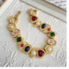 Tour de Cou Médiéval Vintage Western Antique Soleil Lune Étoiles Multi-Bracelet Collier