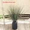 Decorative Flowers 70CM Artificial Reed Grass Plants Green Plastic Onion Bundle Indoor Flower Arrangement Material Wedding El Home Decor