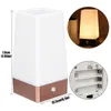 Night Lights LED Light Mini Motion Sensor Lamp Battery Powered Bedside Energy Saving Nightlight Reusable Household