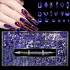 Nail Art Decorations Nail Art Rhinestones Decoraties Set Crystal Nail Charms Diamond Diy Alloy Luxe sieraden Gem Nagelonderdelen Accessoires Stones 230325