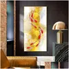 Peintures Koi Poissons Feng Shui Carpe Lotus Étang Photos Peinture À L'huile Sur Toile Affiches Et Gravures Cuadros Mur Art Pour Salon Dro Dhuk8