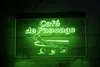 Le lampade fluorescenti a LED LD4421 firmano Cafe De Passage Billiard 3D con incisione al dettaglio all'ingrosso di design gratuito