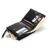 Plånböcker nya modeplånböcker för kvinnor vävda fårskinn äkta läder kort plånbok designer kvinnlig billfold chic myntväskor korthållare g230327