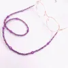 Chains 1 PC Purple Color Fashion Reading Glasses Chain Retro Beads Eyeglass Sunglasses Spectacle Cord Neck Strap String Mask