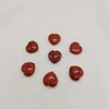 Estatuetas decorativas 5pcs vermelho jasper cura coração cardíaco natural chakra artesanato de cristal gem pedra reiki energia
