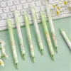 Set di penne gel colorate Kawaii Penna a sfera nera da 0,5 mm per diario Articoli di cancelleria per la scuola carina Regali per bambini