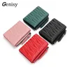 Wallets Women Wallet Fashion Sheepskin Luxury Small Purse Card Holder with Zipper Coin Pocket Cow Leather Female folding wallets Short G230327