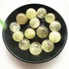 Decorative Figurines 1 Piece Natural Citrine Balls Yellow Quartz Crystal Sphere Ball Healing Decoration Crystals