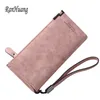 Portafogli RanHuang Nuovo 2022 Portafogli femminili Design lungo Portafoglio in pelle Pu Portafogli multifunzione Porta carte da donna Pochette G230327