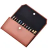 Sacs à crayons 12 sac à crayons marron étui à stylo pour stylo plume support en PU pochette de rangement grande capacité étanche bureau affaires Style 230327