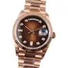 montre de luxe femme montre de luxe President Day-Date Gold Perpetual Mouvement automatique montres Fille 2813 Mode en acier inoxydable Montres Femme Reloj montres dhgate