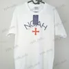 Męskie koszulki Noah Fruit Cotton krótkie rękawy Duża para męska luźna para T-shirt w stylu BF Ins Mesh czerwony okrągła szyja kobiety T230327