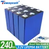 4PCS 3.2V 240AH LifePO4充電式バッテリーリチウムリン酸塩太陽電池12V 24V 36V EU US Tax Free