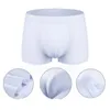 Underpants 6 Pcs White Men Boxers Briefs Cotton Bottom Wedding Shorts Underwear Modal Underpants Undies Panties Under Clothes Undershorts 230327